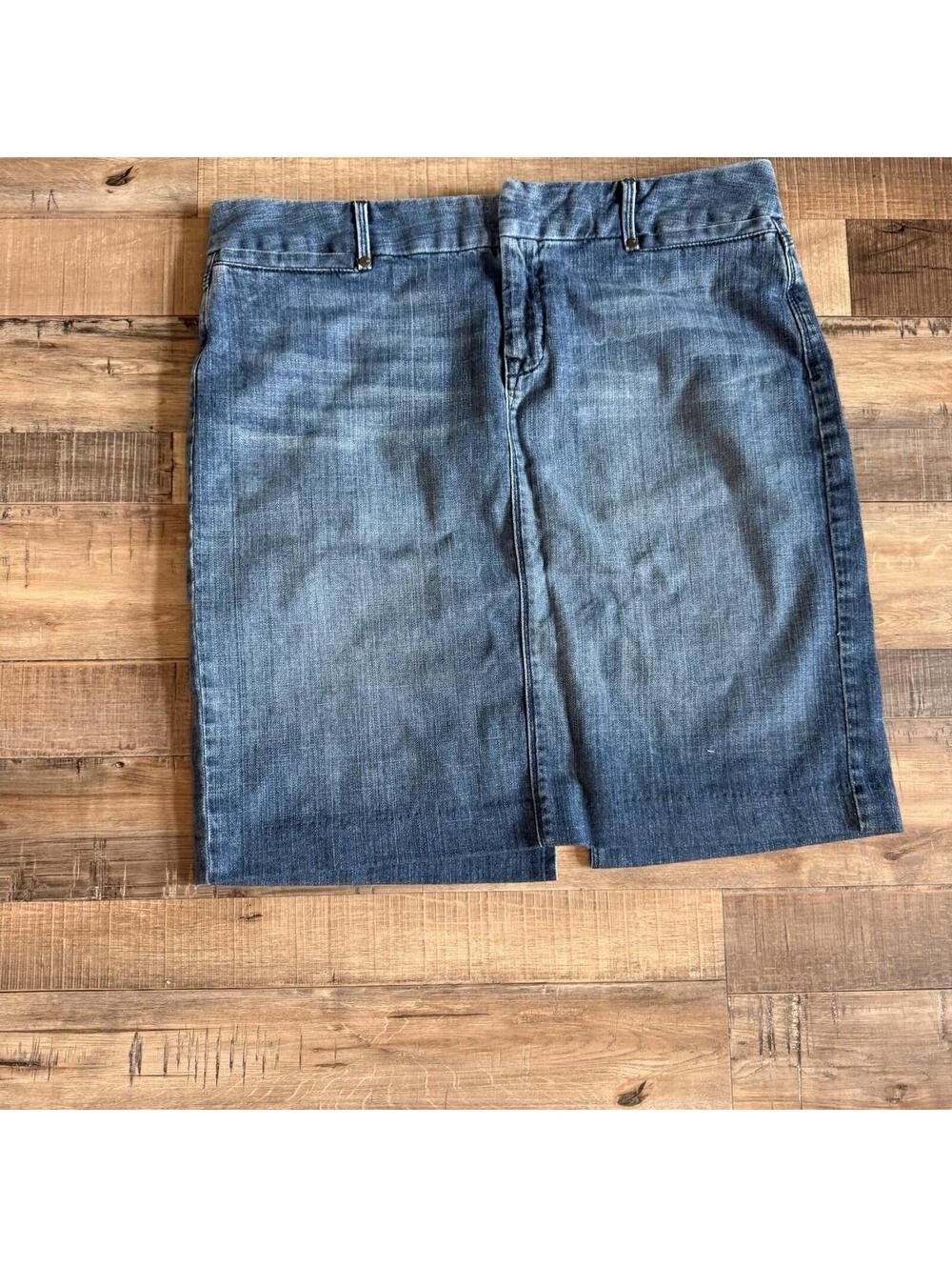Gap Jeans Denim Pencil Skirt Size 14 Y2K vintage
